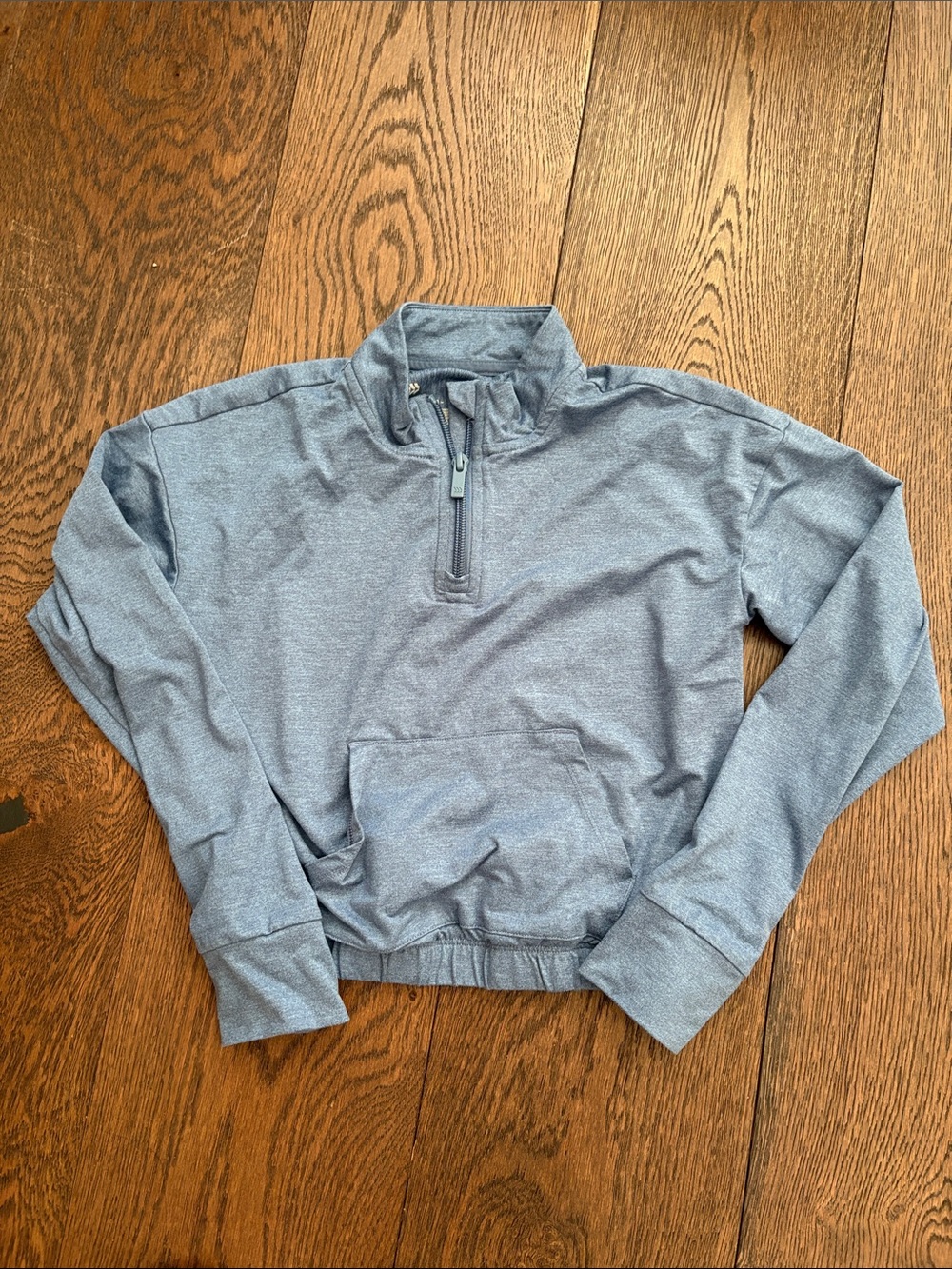 all in motion Light Heather Blue Quarter-Zip Pullover Hoodie